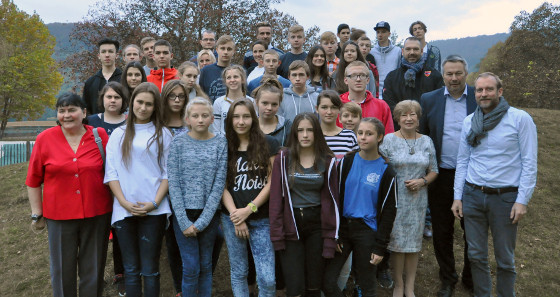 Group photo of our Polish visitors
