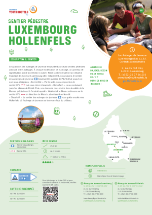 Wanderweg Luxemburg-Hollenfels