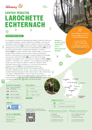 Wanderweg Larochette-Echternach