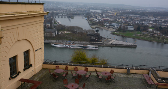 Blick Jugendherberge Koblenz 3