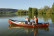 Enjoy the beautiful views of the reservoir while canoeing