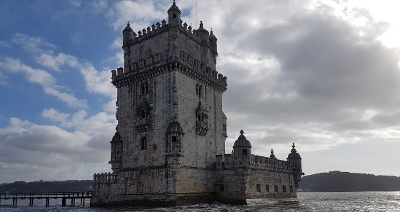...und eines der Wahrzeichen Lissabons: Der Belem Turm