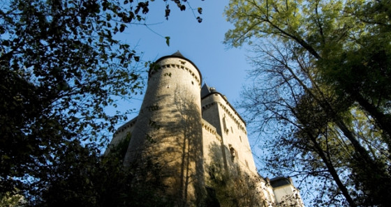 Im Tal der sieben Schlösser führe die Wanderung selbstverständlich auch an der ein oder anderen Burg vorbei - wie diese in Hollenfels.