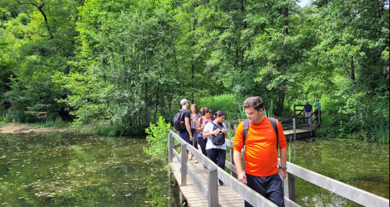 Am Samstag, den 31. Juli zogen sich 11 Naturfreunde die Wanderschuhe an, denn die Jugendherbergen luden mit ihrem Guide Jeannot wieder zum Entdecken per pedes ein. 