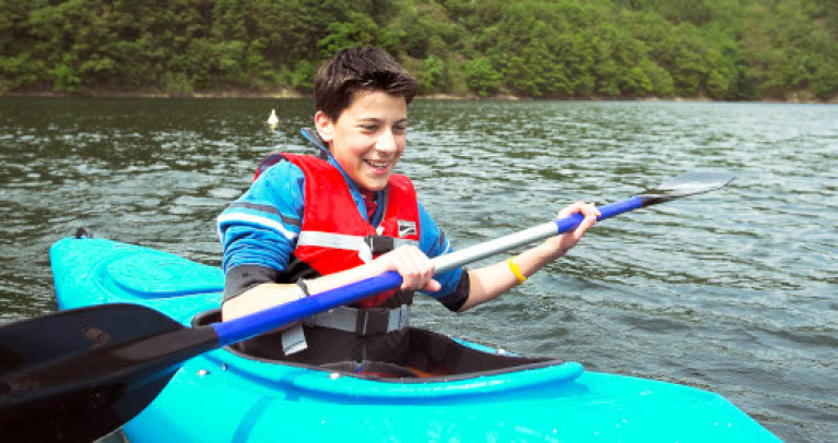 Kayak in der Jugendherberge Lultzhausen