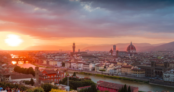 Florence is the most populated city in Tuscany, Italy.