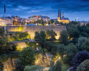 Luxembourg City by Night