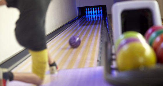 The popular Bowling Alley in Beaufort