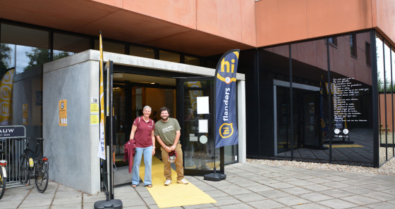 Accueil-entrée de l'auberge Groeninghe