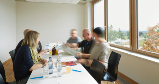 Conference rooms are available for groups