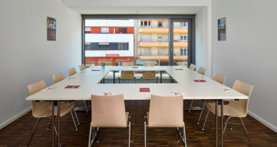 Meeting rooms of different sizes available at our hostel