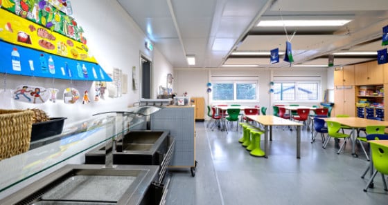 Das Mittagessen wird auch in Elvange zusammen gegessen