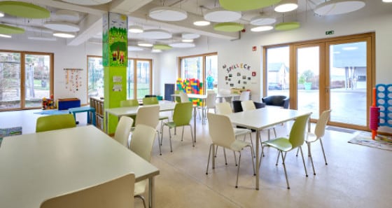 Spielzimmer und Essensraum in Bech-Kleinmache