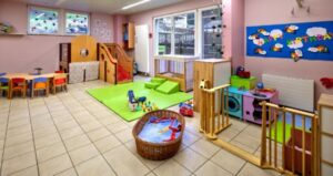 Die Crèche bietet viele Aktivitätsmöglichkeiten.