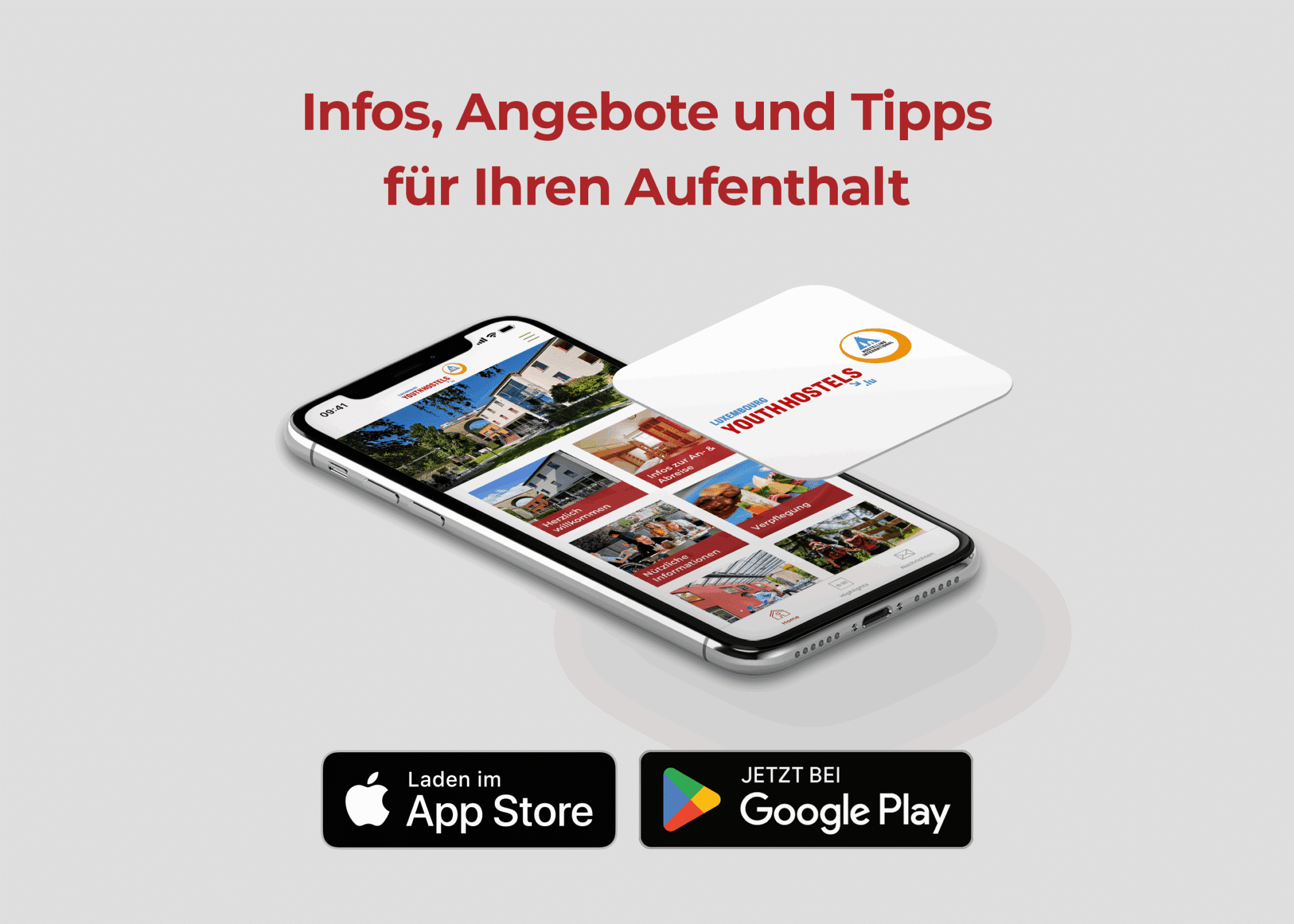 Laden Sie unsere neue App herunter