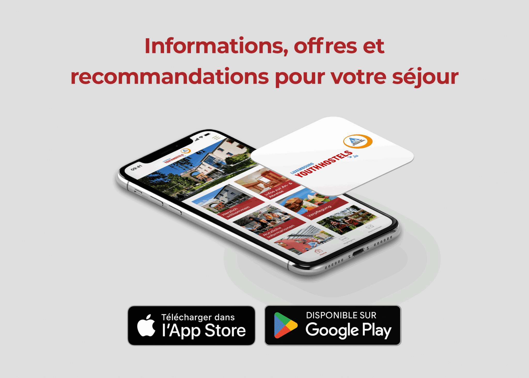 Téléchargez notre nouvelle application