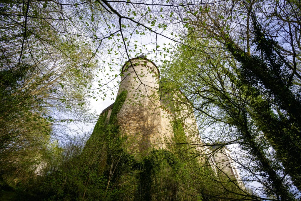 Im Tal der sieben Schlösser führe die Wanderung selbstverständlich auch an der ein oder anderen Burg vorbei - wie diese in Hollenfels.