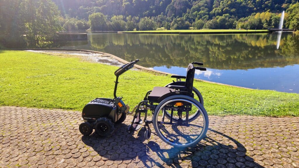 Komfort Wanderweg Echternacher See - Rollstühle inklusive Zugmaschine gratis Ausleihen